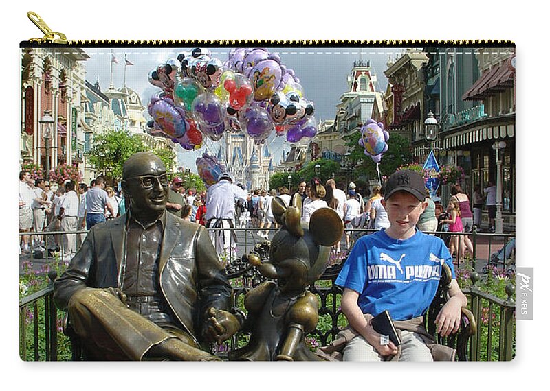 Magic Kingdom Zip Pouch featuring the photograph Tingle Time by David Nicholls