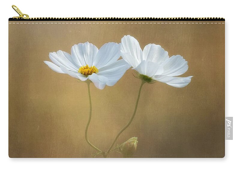 Flower Zip Pouch featuring the photograph To Simply Be by Kim Hojnacki