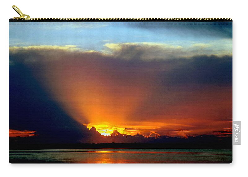Water Zip Pouch featuring the photograph TODAY is FOREVER LOST TOMORROW by Karen Wiles