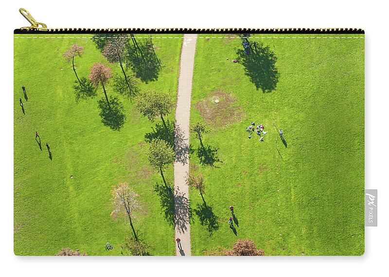 Scenics Zip Pouch featuring the photograph Top View by Photograpy Is A Play With Light