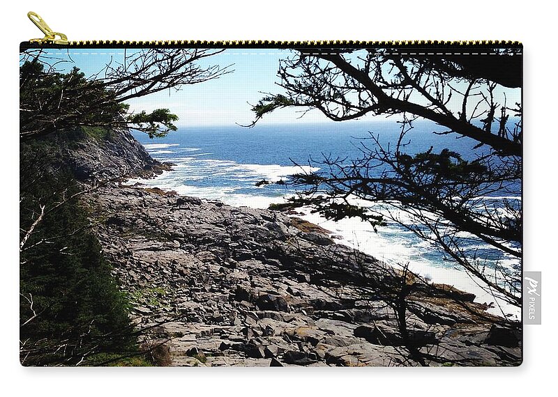 South Zip Pouch featuring the photograph Towards South Side by Jean Macaluso