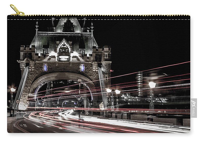 London Zip Pouch featuring the photograph Tower Bridge London by Martin Newman