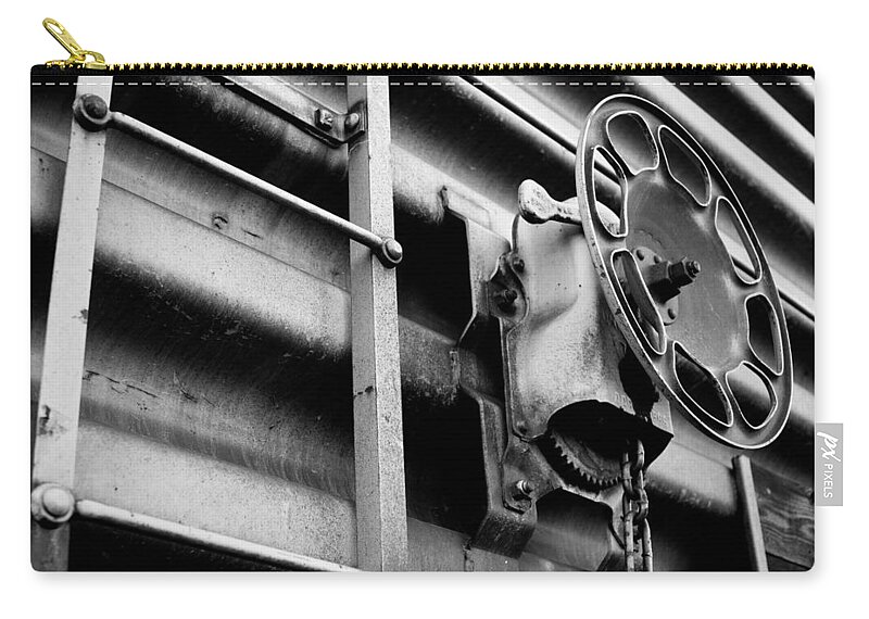 Train Zip Pouch featuring the photograph Train 11 by Niels Nielsen