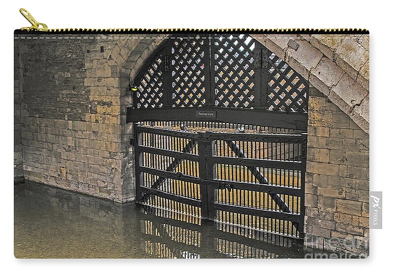 Travel Zip Pouch featuring the photograph Traitor's Gate by Elvis Vaughn