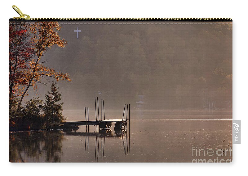 Lake Zip Pouch featuring the photograph Tranquil Evening by Aimelle Ml