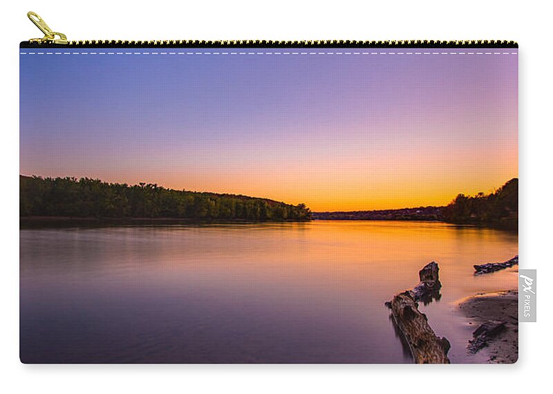 Stillwater Zip Pouch featuring the photograph Tranquility by Adam Mateo Fierro