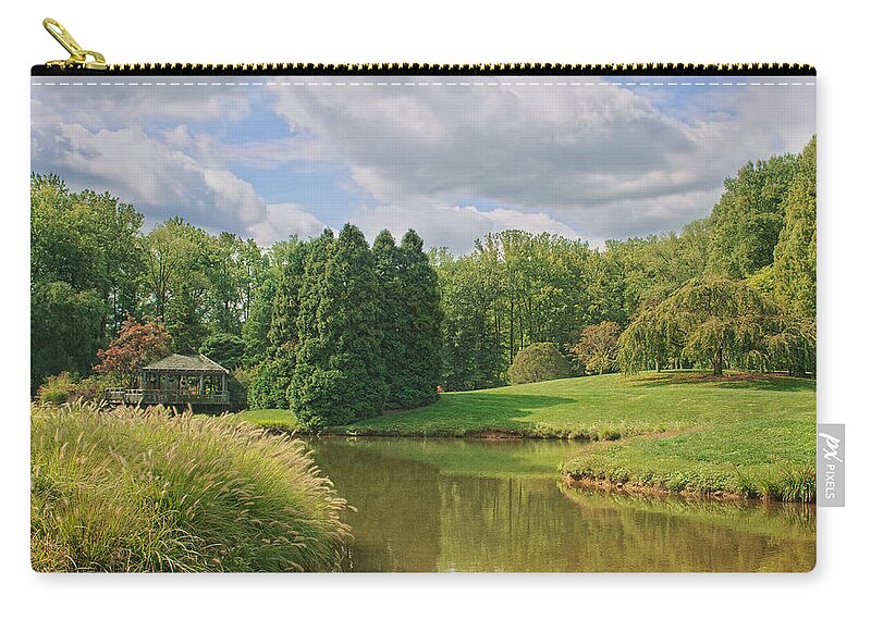 Tranquil Zip Pouch featuring the photograph Tranquility by Kim Hojnacki