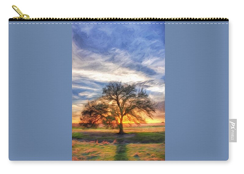 Tree Zip Pouch featuring the photograph Tree Dance by David Kay