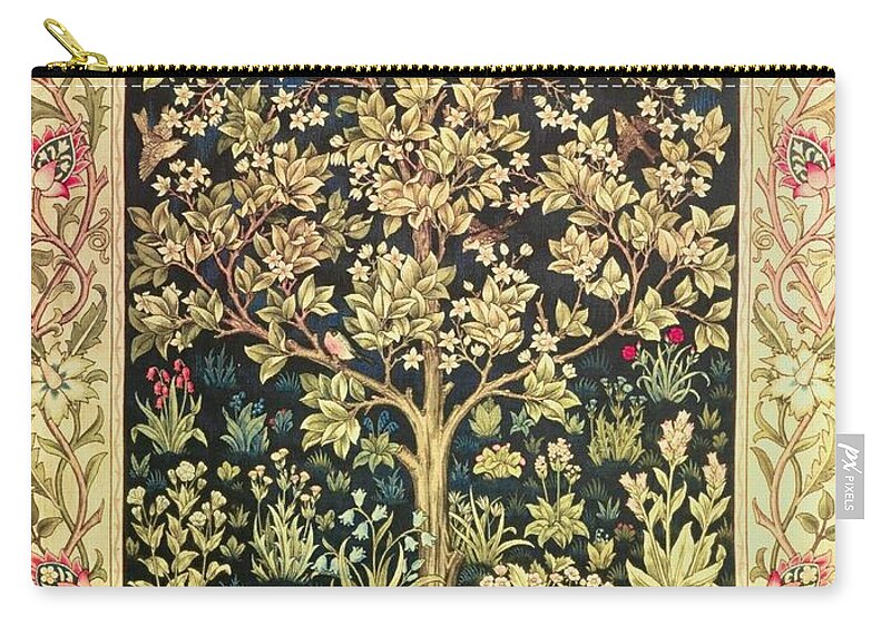 William Morris Carry-all Pouch featuring the painting Tree Of Life by William Morris