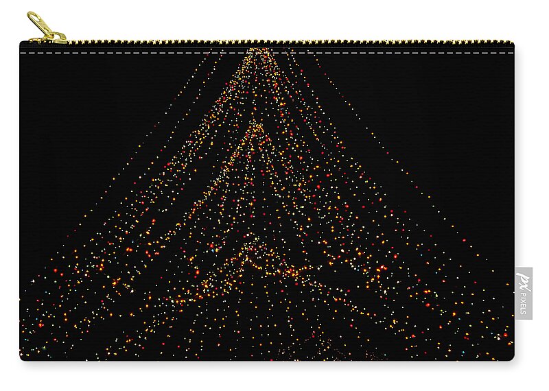 Christmas Zip Pouch featuring the photograph Tree of Lights by Christi Kraft