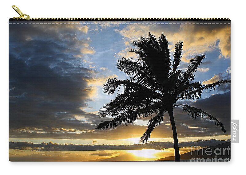 Island Zip Pouch featuring the photograph Tropical Dreams by Teresa Zieba
