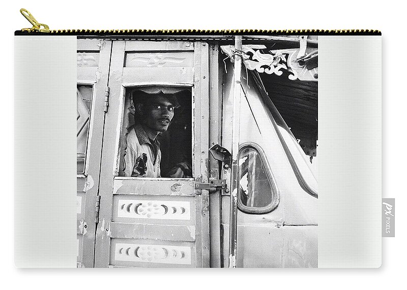 Love Zip Pouch featuring the photograph Truck Driver by Aleck Cartwright