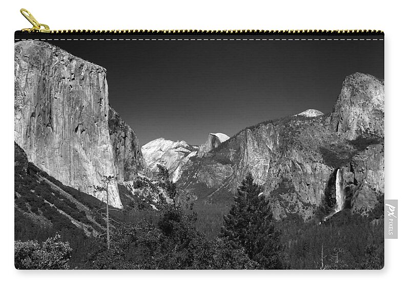 Landscape Zip Pouch featuring the photograph Tunnel Vision by David Beebe