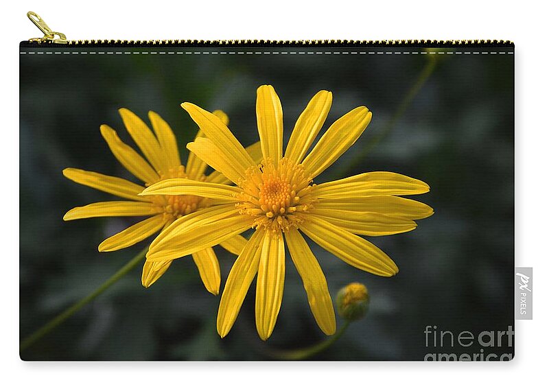 Flower Zip Pouch featuring the photograph Two of a Kind by Cindy Manero