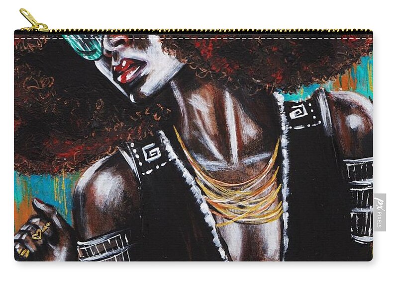Artbyria Zip Pouch featuring the photograph Unbreakable by Artist RiA
