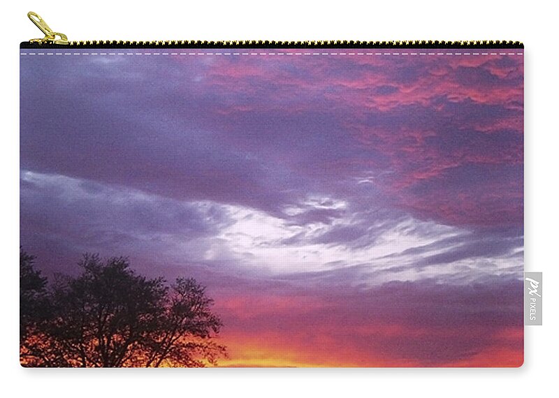 Sunrise Zip Pouch featuring the photograph Unforgettable Majestic Beauty by Verana Stark