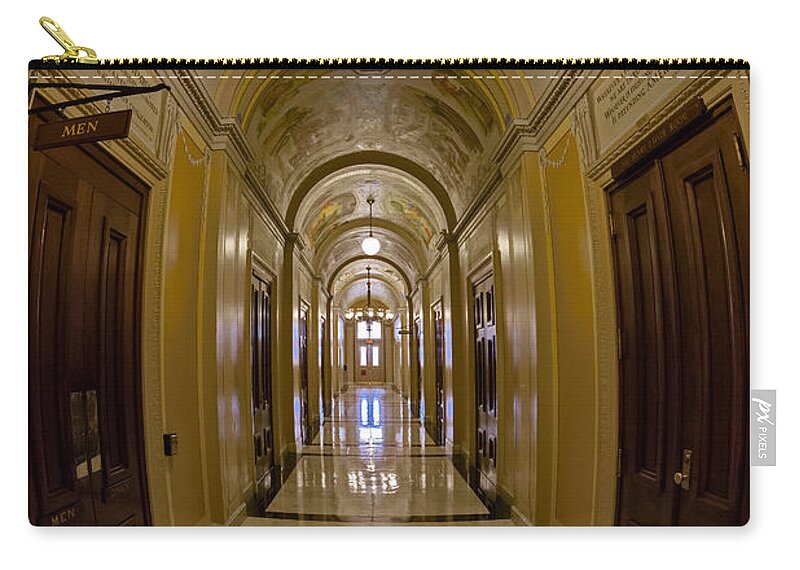 United States House Of Representatives Zip Pouch featuring the photograph United States House of Representatives by Susan Candelario