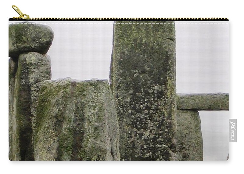 Stonehenge Carry-all Pouch featuring the photograph Upright by Denise Railey