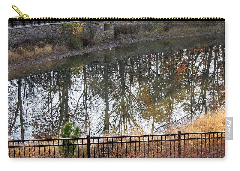 Park Zip Pouch featuring the photograph Upside Down by Pete Trenholm