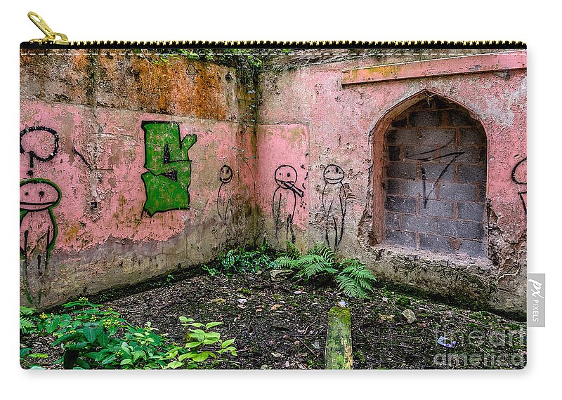 Mansion Zip Pouch featuring the photograph Urban Exploration by Adrian Evans