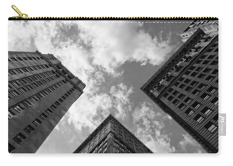 Cityscape Zip Pouch featuring the photograph Vertigo by Paul Watkins