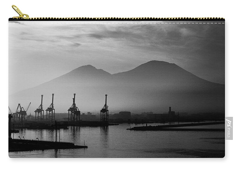 Vesuvius Zip Pouch featuring the photograph Vesuvian Giraffes by Hakon Soreide