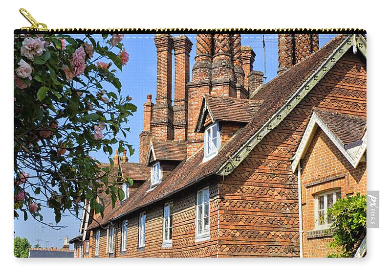 Victorian Zip Pouch featuring the photograph Victorian Architecture by Shirley Mitchell