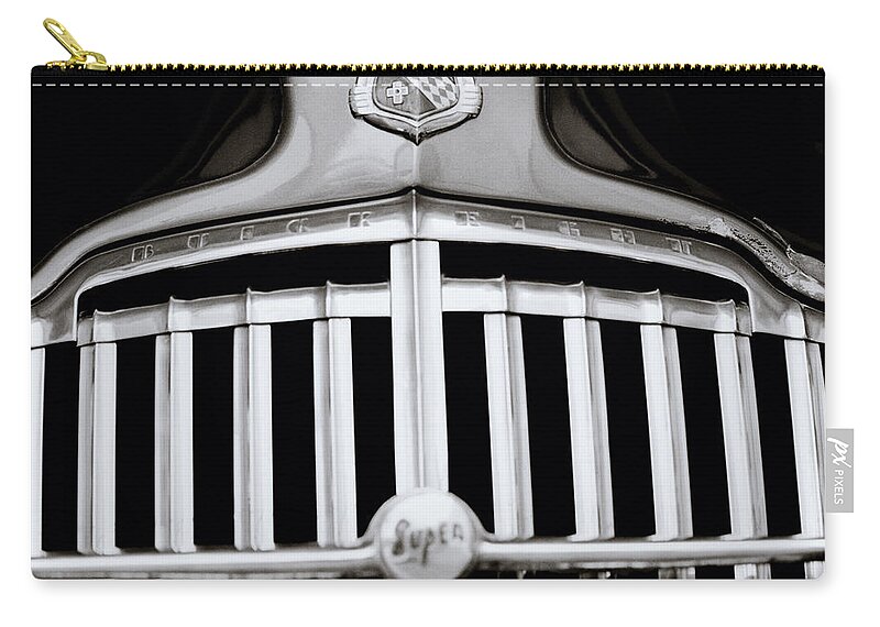 Buick Zip Pouch featuring the photograph Vintage Buick Eight by Shaun Higson