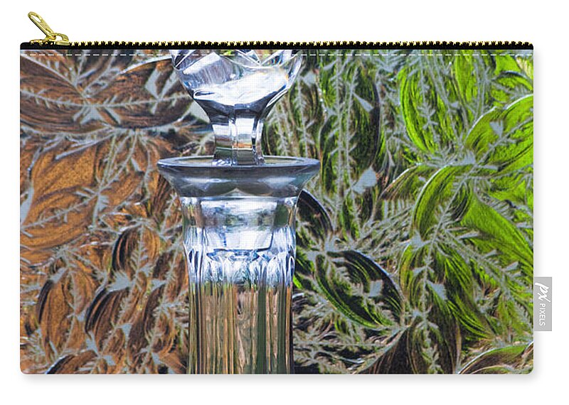Barware Zip Pouch featuring the photograph Vodka Crystal by Ed Gleichman