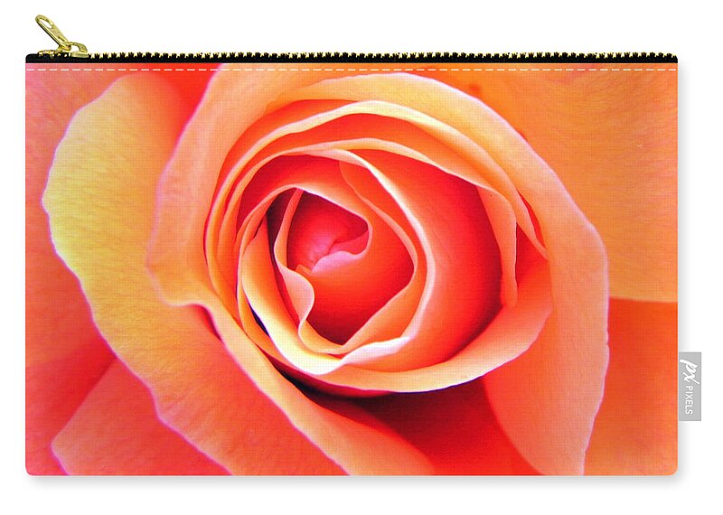 Rose Zip Pouch featuring the photograph Vortex by Deb Halloran