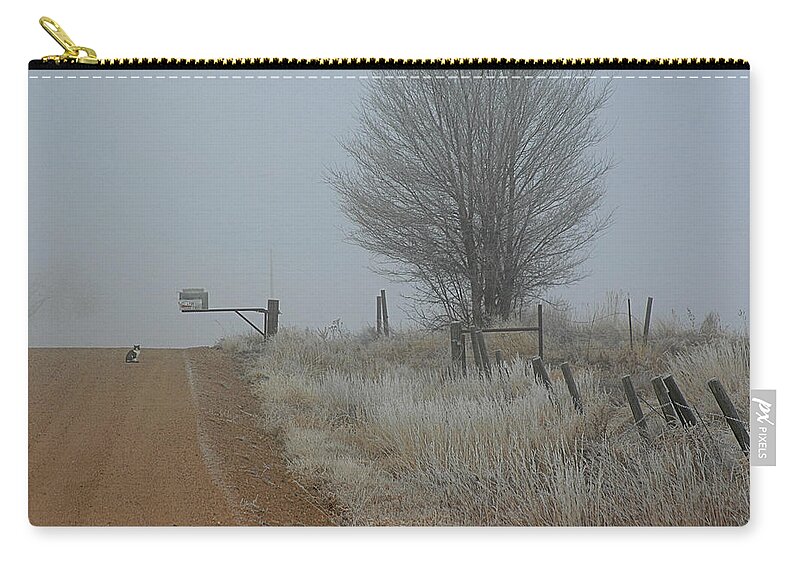 Nature Zip Pouch featuring the photograph Waiting for the Mail by Steven Reed