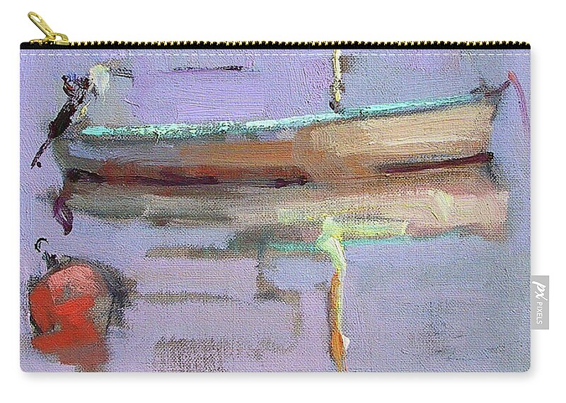 Lenno Zip Pouch featuring the painting Passages by Jerry Fresia