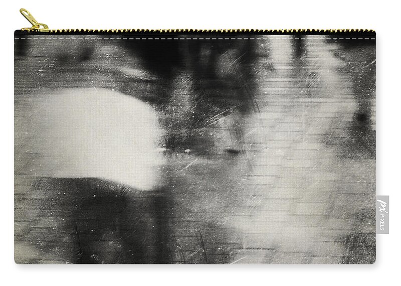 Street Photography Zip Pouch featuring the photograph Walks were Used by J C