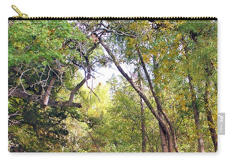 Walnut Creek Carry-all Pouch featuring the painting Walnut Creek by Troy Caperton