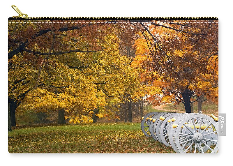 Cannon Zip Pouch featuring the photograph War and Peace by Paul W Faust - Impressions of Light