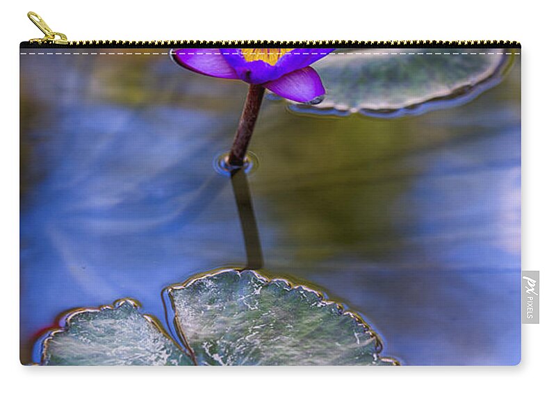 Water Lily Zip Pouch featuring the photograph Water Lily 4 by Scott Campbell