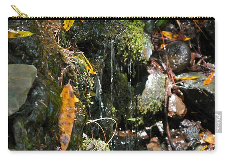 Nature Scene Zip Pouch featuring the photograph Water of Life by Michele Myers