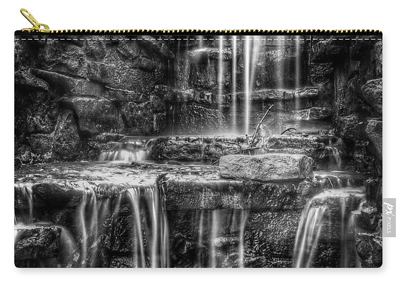 Waterfall Zip Pouch featuring the photograph Waterfall by Scott Norris
