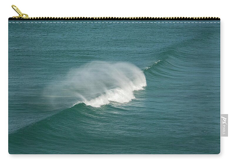 Wind Zip Pouch featuring the photograph Wave by Jill Ferry Photography