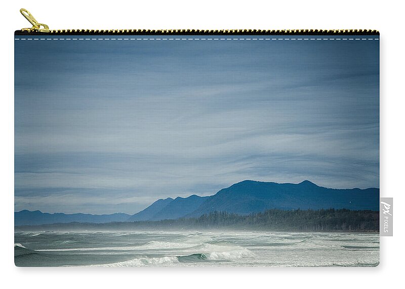 West Coast Zip Pouch featuring the photograph West Coast Exposure by Roxy Hurtubise