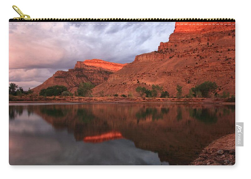 Grand Junction Zip Pouch featuring the photograph Western Colorado by Ronda Kimbrow