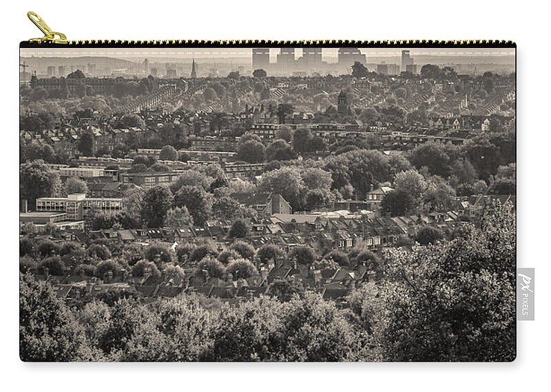 Alexandra Palace Zip Pouch featuring the photograph What a Great View of London Town by Lenny Carter