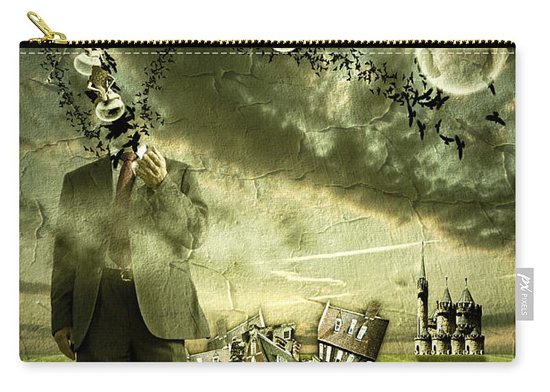 Art Zip Pouch featuring the photograph What are you thinking by Nathan Wright