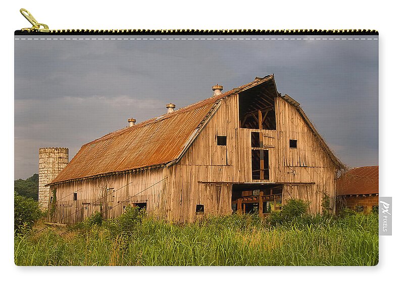 Landscape Zip Pouch featuring the photograph What Happened To The American Dream by Flees Photos