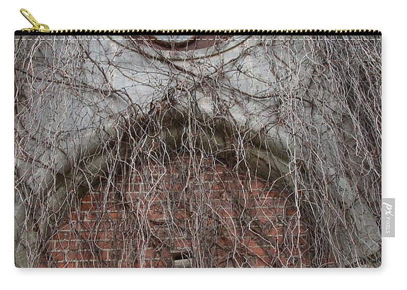 Window Zip Pouch featuring the photograph What Is Behind by Christiane Schulze Art And Photography
