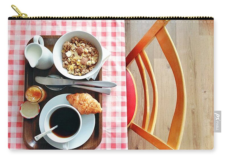 Nut Zip Pouch featuring the photograph Whats For Breakfast by A.y. Photography
