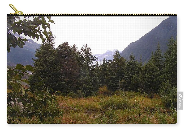 Landscape Zip Pouch featuring the photograph Where is my Bear. by Annika Farmer