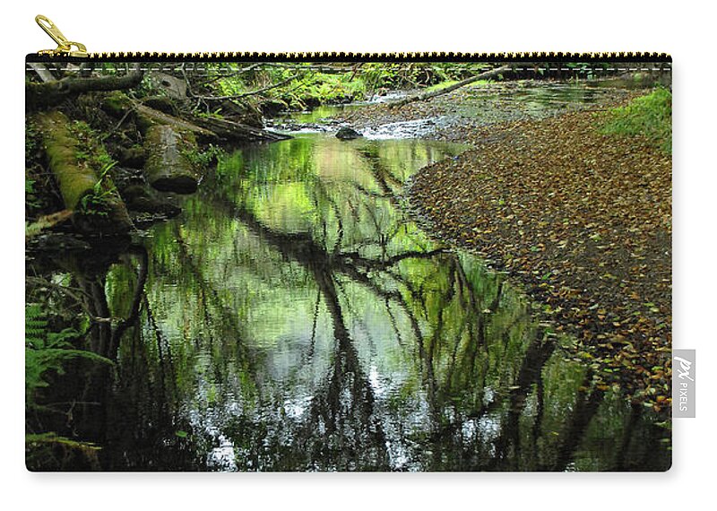 Forest Zip Pouch featuring the photograph Where Magic Happens by Donna Blackhall