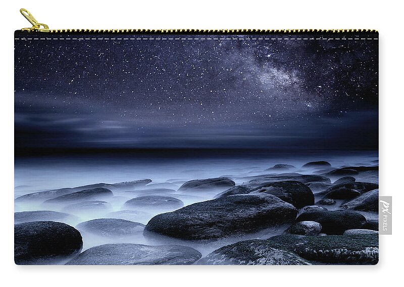 Night Zip Pouch featuring the photograph Where No One has Gone Before by Jorge Maia