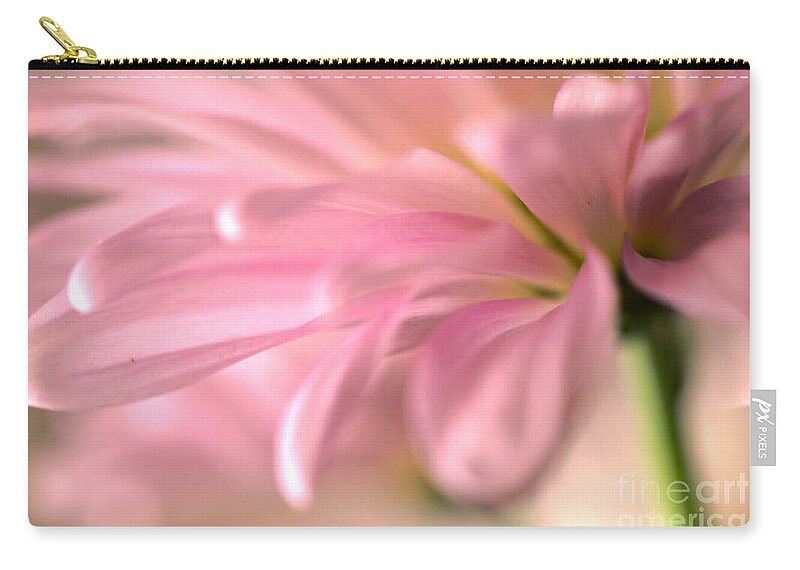 Daisy Zip Pouch featuring the photograph Whisper by Deb Halloran